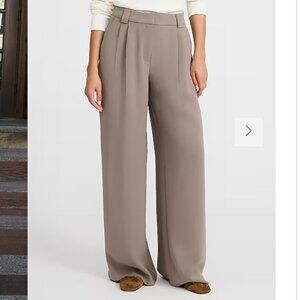 Express Luxe Comfort Wide Leg High Rise Trouser
